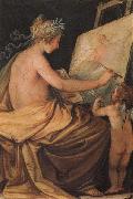 Giovanni da san giovanni Painting Depicing Fame oil on canvas
